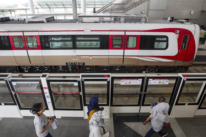  LRT Jakarta masih Tunggu Izin Operasional dari Dishub