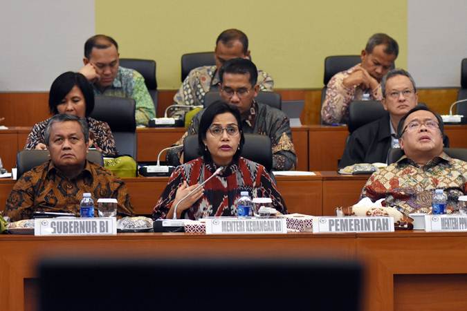  Perry Warjiyo dan Sri Mulyani Ikuti Raker Panja RAPBN 2020