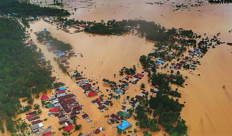  Banjir Bandang Konawe Utara, Ada Satu Desa Seluruh Rumahnya Tenggelam