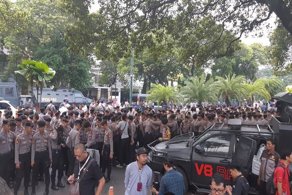  Menjelang Sidang Gugatan Pemilu di MK, Standar Pengamanan KPU Ditambah
