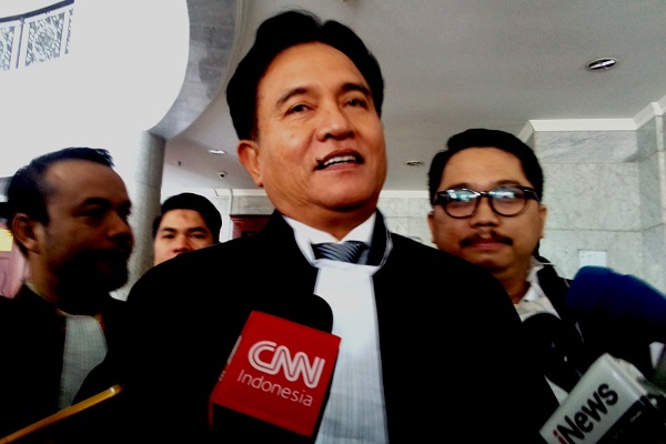  Sidang MK : Kesaksian 2014 Dikutip Kuasa Hukum Prabowo-Sandi, Yusril Ihza : Sudah Tidak Relevan 