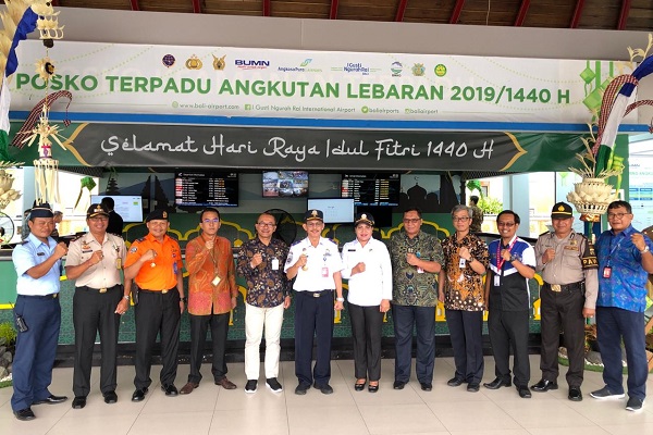  Bandar Udara Internasional I Gusti Ngurah Rai Catat Layani 1,09 Juta Penumpang Selama Posko Lebaran 2019