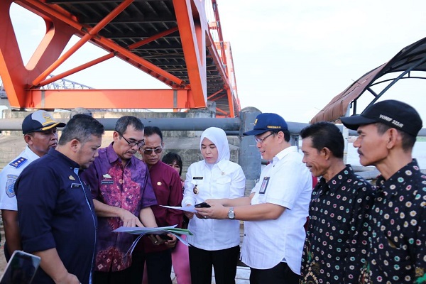  Wakil Walikota Palembang Pastikan Pelaksanaan Perbaikan Jalan Gandus