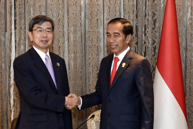  Presiden Jokowi Menerima Kunjungan Presiden ADB Takehiko Nakao
