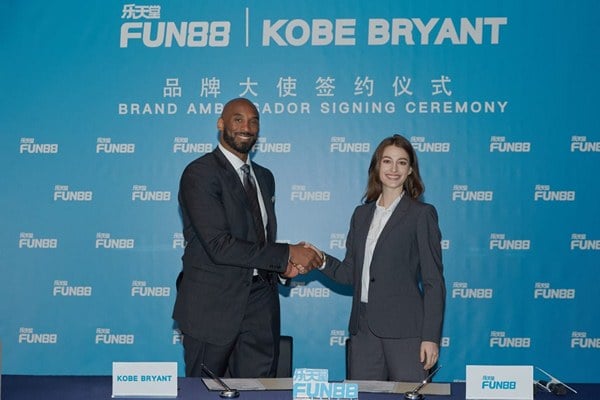  Kobe Bryant Diangkat Jadi Brand Ambassador untuk Fun88