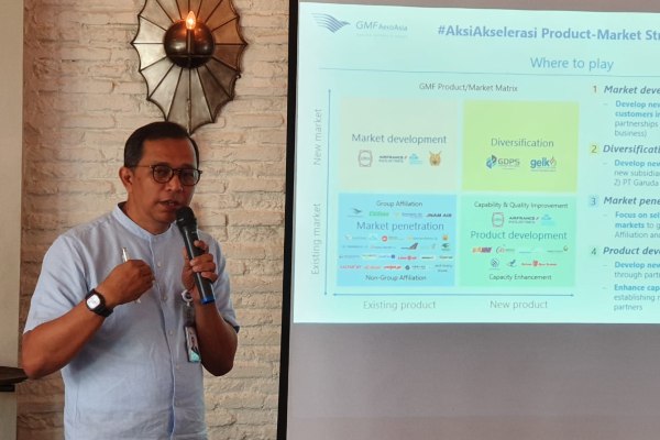  GMF AeroAsia Perbesar Bisnis Perawatan Mesin, Potensi Pendapatan Capai US$600 Juta