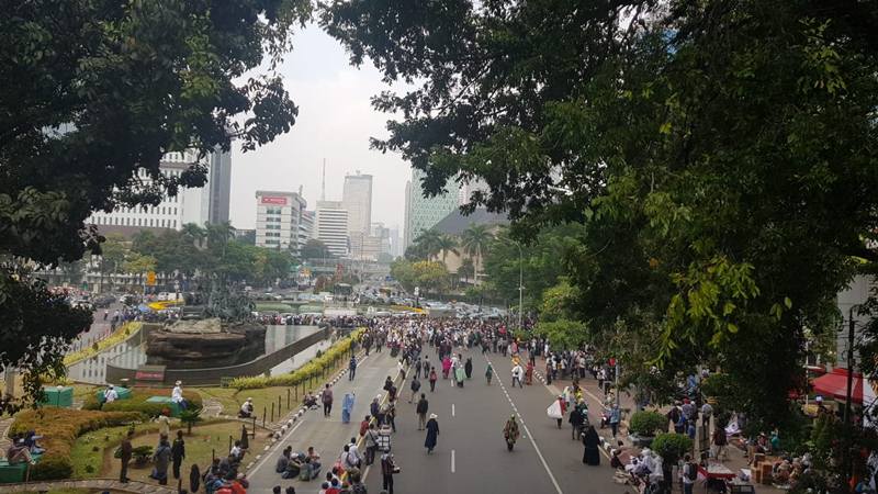  Sebelum Salat Asar Berjamaah, Massa GNPF dan FPI Minta MK Kabulkan Permohonan Prabowo