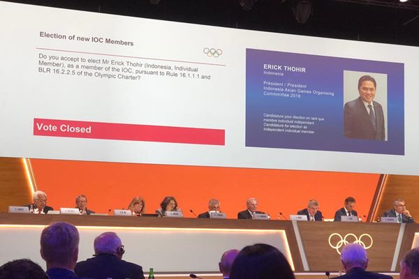  Erick Thohir Angkat Lagi Nama Indonesia dengan Menjadi IOC Members