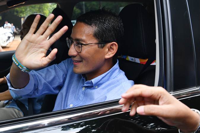  Sandiaga Uno dan Zulkifli Hasan Datangi Rumah Prabowo Subianto