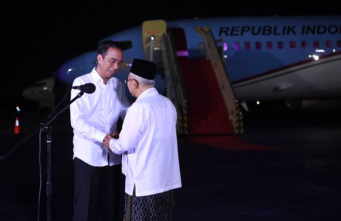  Sah, KPU Tetapkan Jokowi-Ma\'ruf Amin sebagai Capres dan Cawapres Terpilih