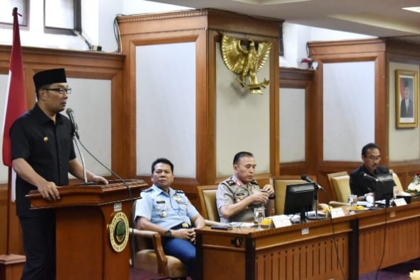 Ridwan Kamil Paparkan Sejumlah Inovasi Jawa Barat kepada Lemhannas RI