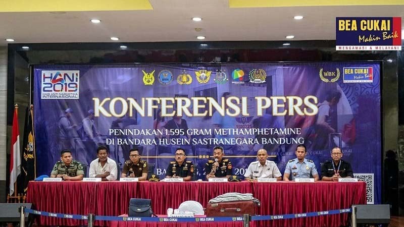  Bertepatan dengan Hari Anti Narkotika Internasional 2019, Bea Cukai Bandung Gagalkan Penyelundupan 1.595 gram Sabu