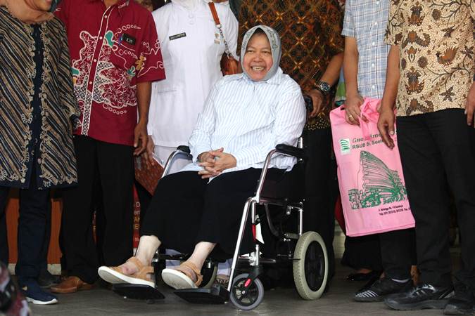  Wali Kota Surabaya Risma Sudah Keluar dari Rumah Sakit