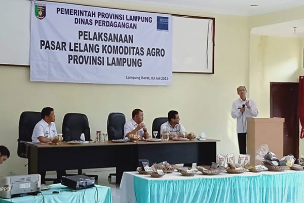 Pasar Lelang Komoditas Agro Digelar di Lampung Barat