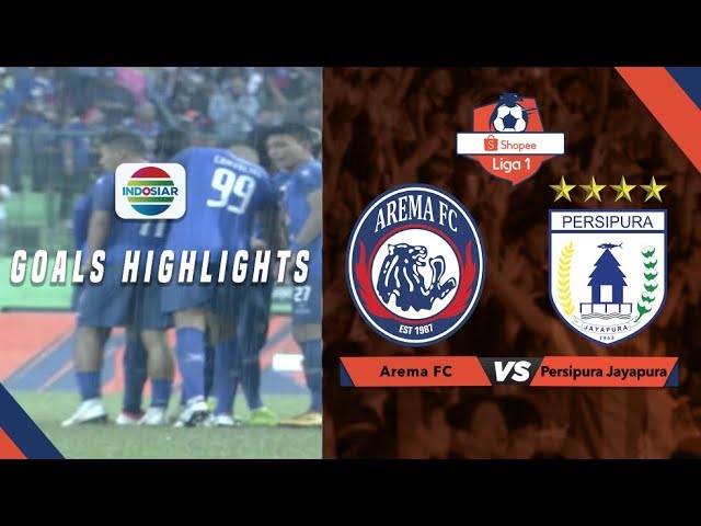  Liga 1: Arema FC vs Persipura 3-1, Arema Posisi 12. Ini videonya