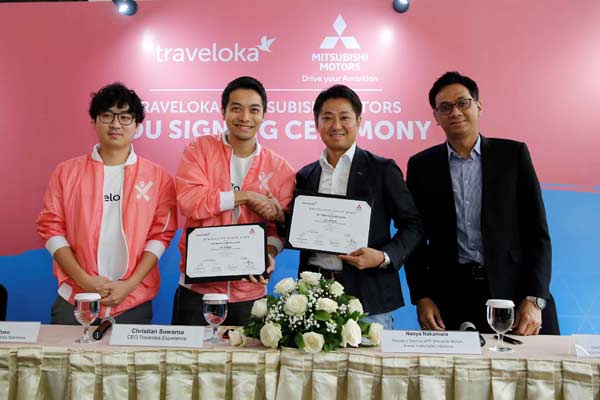  Gandeng Traveloka, Mitsubishi Perluas Sasaran Konsumen