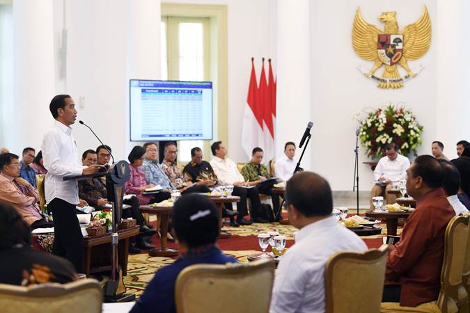  Presiden Jokowi Pimpin Sidang Kabinet Paripurna di Istana Bogor