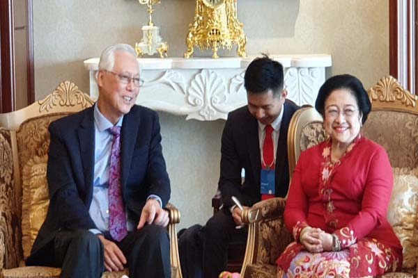  Megawati & Menteri Senior Singapura Lakukan Pertemuan Tertutup di Beijing