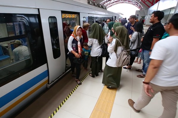 Satu Tahun Beroperasi, LRT Sumsel Angkut 2 Juta Penumpang