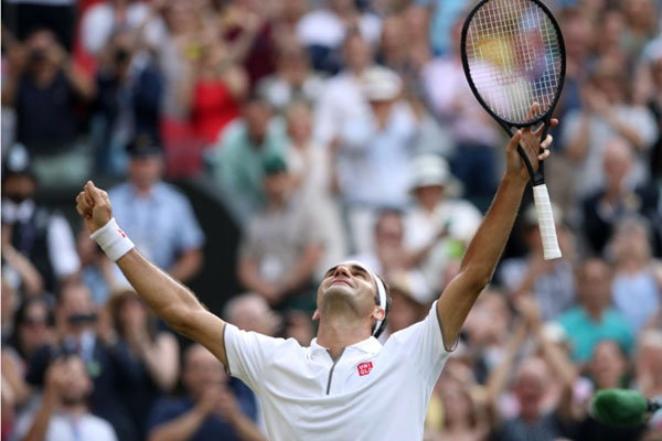  Federer Sikat Nadal, vs Juara Bertahan Djokovic di Final Tenis Wimbledon