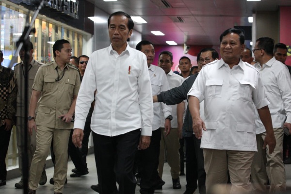  Prabowo Bertemu Jokowi, Hastag #03persatuanindonesia Terpopuler di Twitter