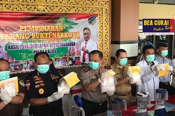  Sinergi Aparat Penegak Hukum Musnahkan 28 Kg Sabu dari 11 Kali Penindakan