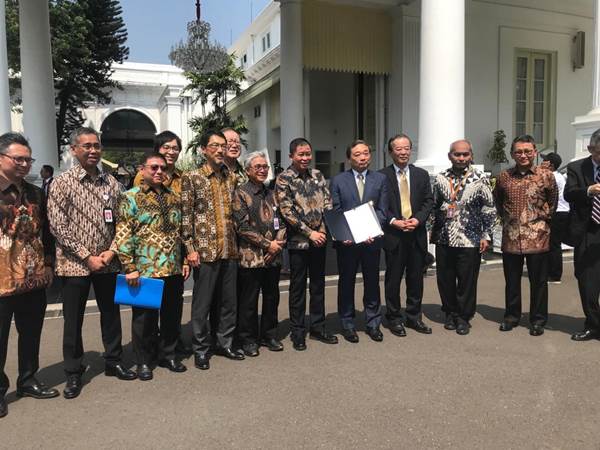  Bahas Blok Masela, Menteri Jonan dan Bos Inpex Temui Jokowi di Istana