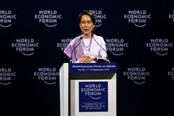  Suu Kyi Ingin Kurangi Peran Militer, Demonstran Pro dan Kontra Padati Myanmar