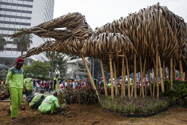  DPRD DKI Akan Panggil Dinas Terkait Instalasi Seni Bambu Rp550 Juta