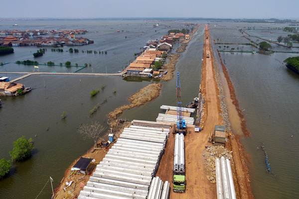  JALUR BEKASI BANTEN :  Tol Tanggul Laut Pesisir Jakarta Disiapkan