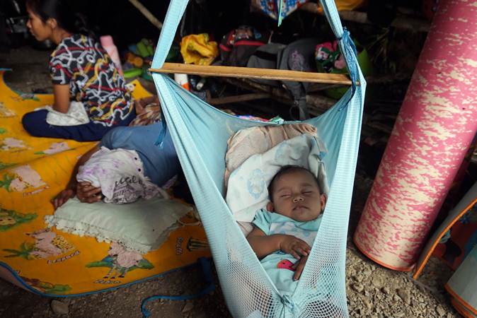  Korban Gempa Halmahera Selatan Tinggal di Tenda Pengungsian