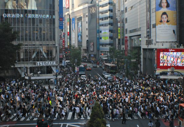 Salah satu kepadatan masyarakat di Kota Tokyo Jepang/Bisnis-Stefanus Arief Setiaji 