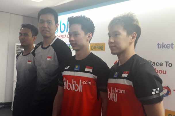  Gagal Jadi Juara di Indonesia Open, Hendra/Ahsan Akui Kecepatan dan Power Kevin/Marcus