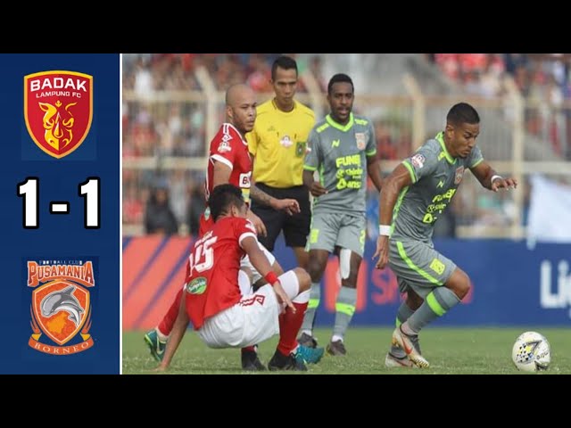  Live Streaming Perseru Badak Lampung vs Borneo FC 1-1