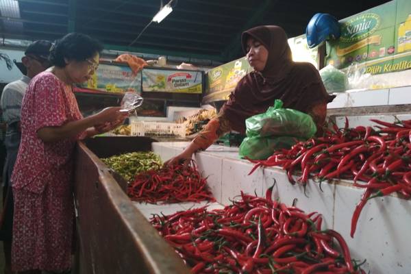  Harga Cabai di Sukoharjo Tembus Rp70.000 per Kg