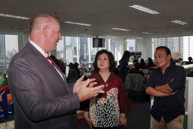  Dubes Selandia Baru Jonathan Austin Kunjungi Bisnis Indonesia