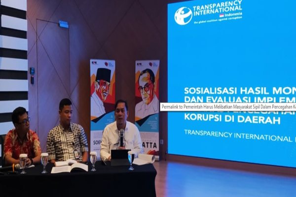 Kajian TII : Risiko Korupsi di Indonesia Masih Tinggi