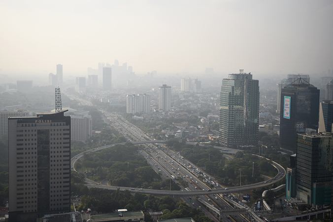  Indeks Kualitas Udara Jakarta Sore Ini, Jumat (26/7/2019)
