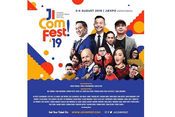  Bersiaplah Untuk Tertawa Bersama di Festival Komedi Terbesar, JICOMFEST 2019