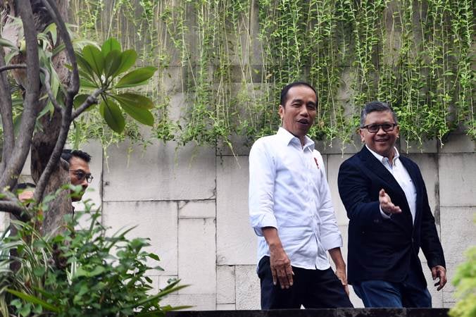  Usai TKN Dibubarkan, Sekjen Parpol Pendukung Jokowi Kumpul di Hotel Mandarin