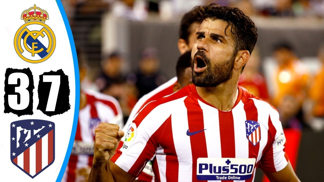  Real Madrid Dihajar Atletico Madrid 3-7, Ini Videonya