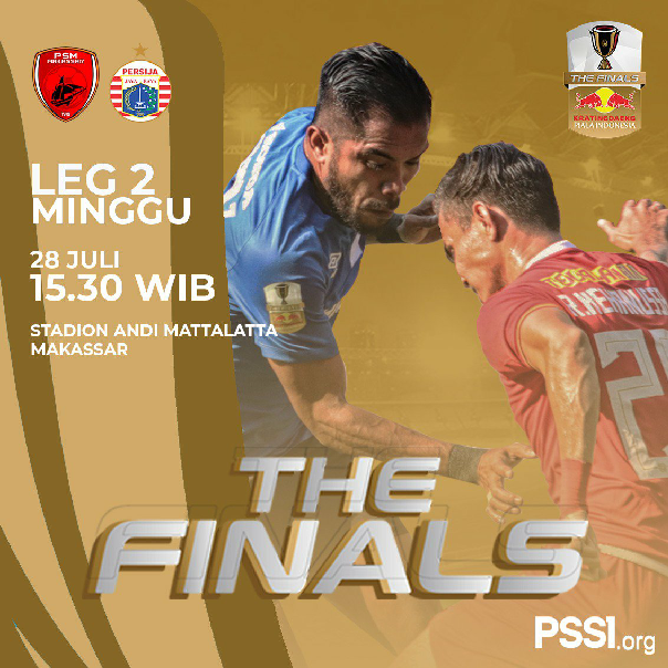  Final Leg 2 Piala Indonesia PSM vs Persija DITUNDA