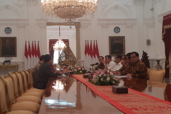  Bos SoftBank Masayoshi Son Temui Presiden Jokowi di Istana Merdeka