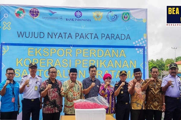  Bea Cukai Ternate Fasilitasi Ekspor Perdana Komoditi Ikan Tuna