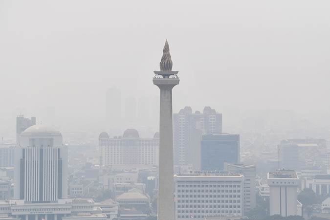  Polusi Udara Jakarta pada Senin (29/7) Tertinggi di Dunia Versi AirVisual