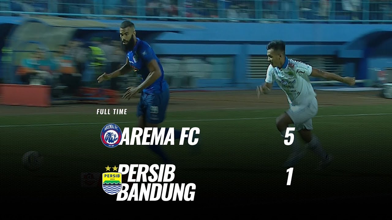  Arema FC vs Persib 5-1, Arema Melejit ke Posisi 4. Ini Videonya