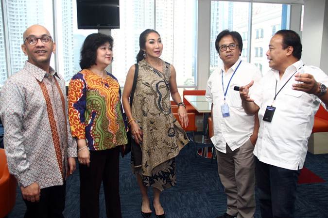  Manajemen Datascrip Kunjungi Kantor Redaksi Bisnis Indonesia