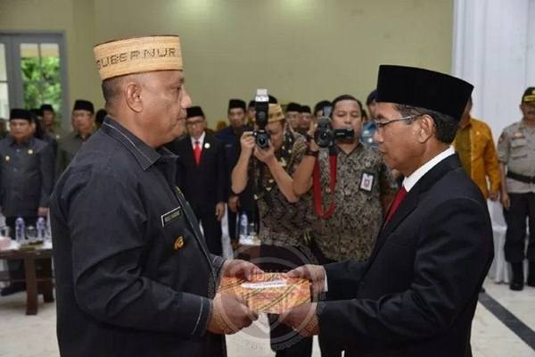  Gubernur Gorontalo Rusli Habibie Lantik 134 Pejabat Pemprov