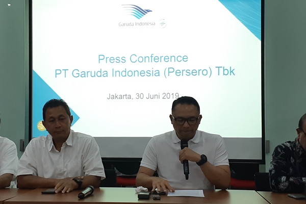  Garuda Indonesia (GIAA) Kantongi Laba US$24,11 Juta pada Semester I/2019