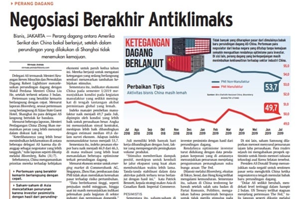  BERITA GLOBAL 1 AGUSTUS: Negosiasi Berakhir Antiklimaks, Risiko Capital Outflow Mengintai